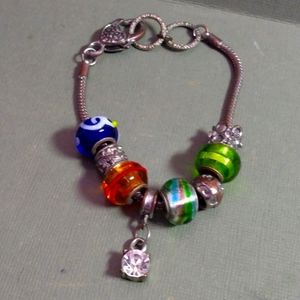 Bead charm bracelet